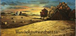 The image for Country Harvest Wine and Paint Deposit ($30 due at class) Oct 7, 6:30