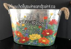 The image for Bucket of Daisies Homestyles Show Painting Class $30+tx full price